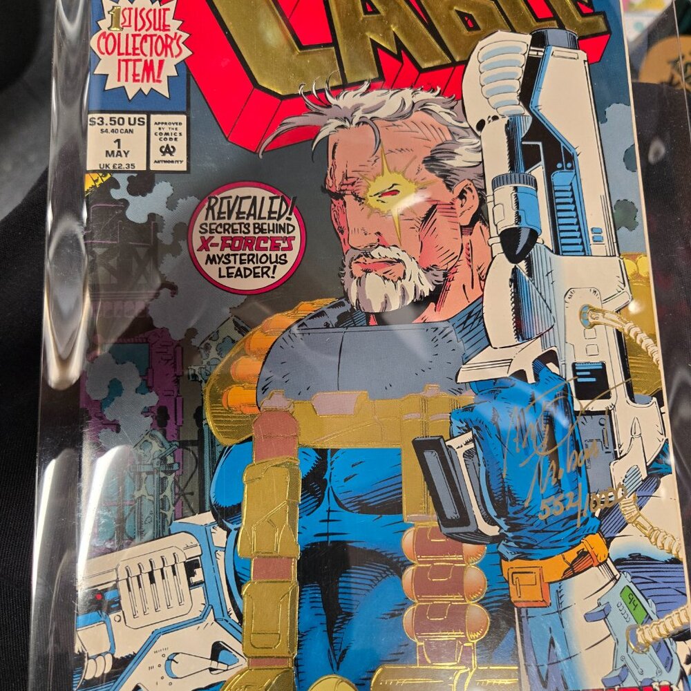 Cable #1 (Marvel Comics May 1993) W/Cert Authenticy #552 OF 10K